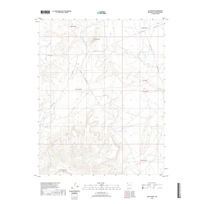 2020 Map of Mitten Rock, 2020 Print