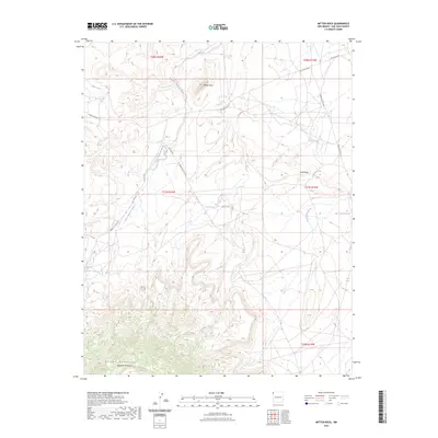 2023 Map of Mitten Rock, 2023 Print