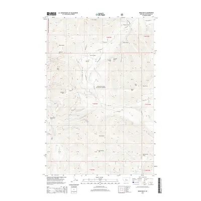 2014 Map of Mixes Baldy, 2014 Print