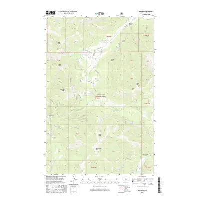 2017 Map of Mixes Baldy, 2017 Print