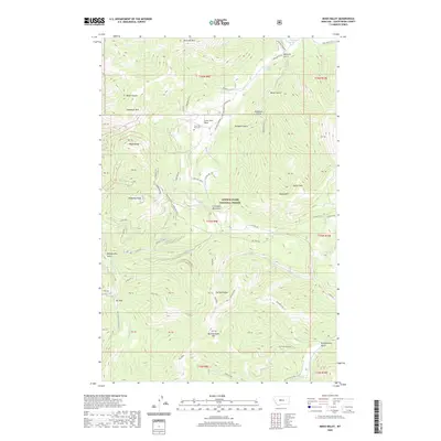 2020 Map of Mixes Baldy, 2020 Print