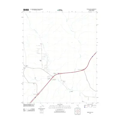 2012 Map of Moapa East, 2012 Print