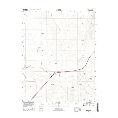 2014 Map of Moapa East, 2014 Print