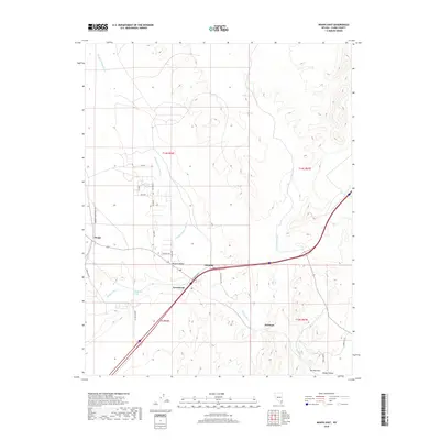 2018 Map of Moapa East, 2018 Print