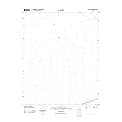 2012 Map of Moapa Peak, 2012 Print