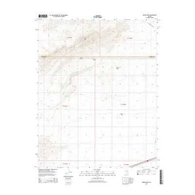 2014 Map of Moapa Peak, 2014 Print