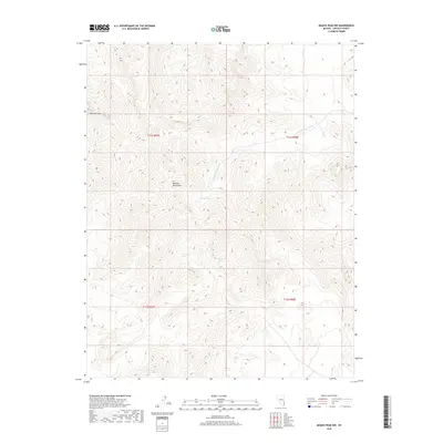 2018 Map of Moapa Peak NW, 2018 Print