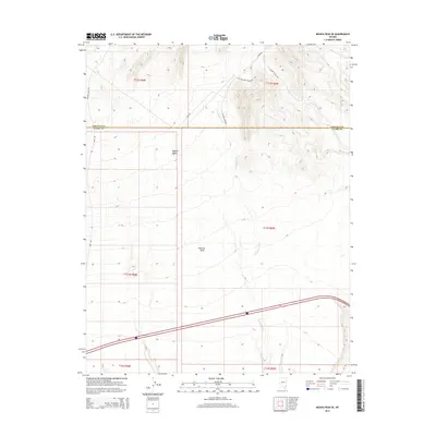 2014 Map of Moapa Peak SE, 2014 Print