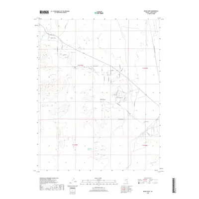 2018 Map of Moapa West, 2018 Print