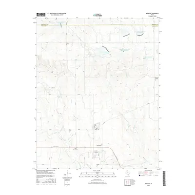2016 Map of Mobeetie, 2016 Print