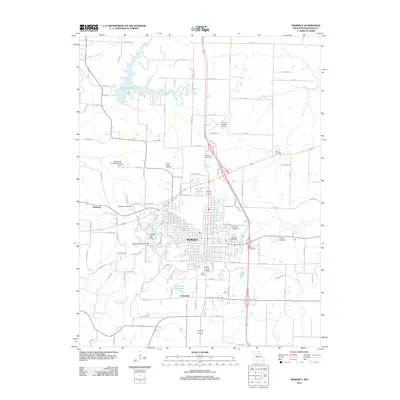 2012 Map of Moberly, 2012 Print