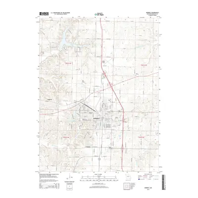 2014 Map of Moberly, 2014 Print