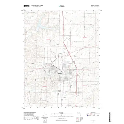 2017 Map of Moberly, 2017 Print