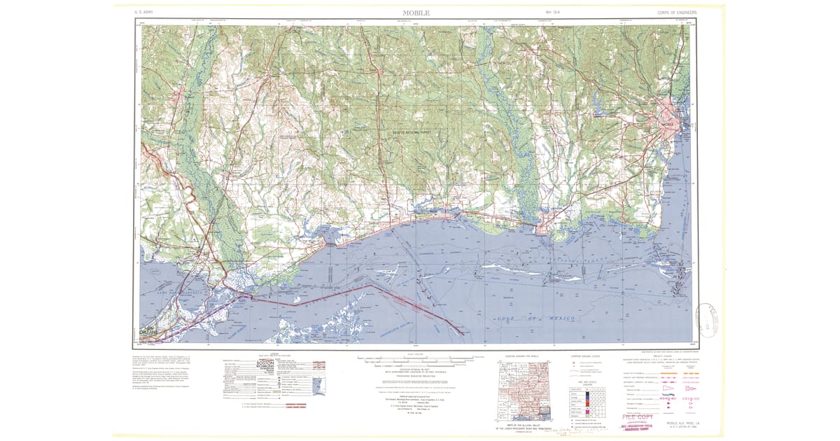 1960s Maps of Bayou Vista LA - Mobile Mobile County Al Usgs Topo 1960 Og 1200x630