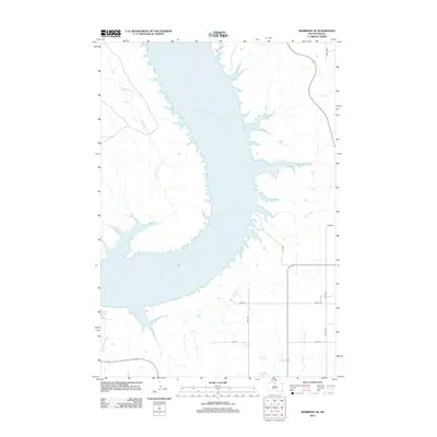 2012 Map of Mobridge NE, 2012 Print