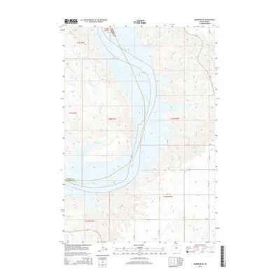 2015 Map of Mobridge NE, 2015 Print