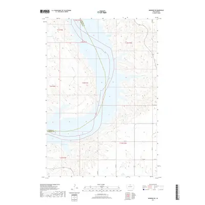 2017 Map of Mobridge NE, 2017 Print