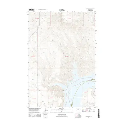 2015 Map of Mobridge NW, 2015 Print