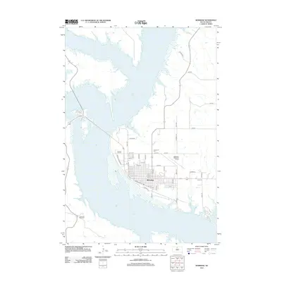 2012 Map of Mobridge, 2012 Print