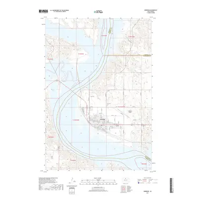 2017 Map of Mobridge, 2017 Print