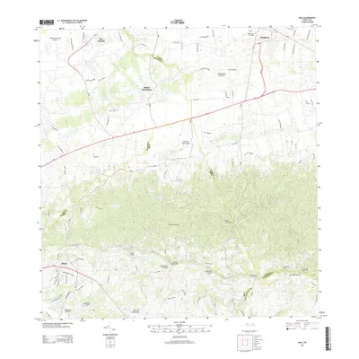 2013 Map of Moca, 2013 Print