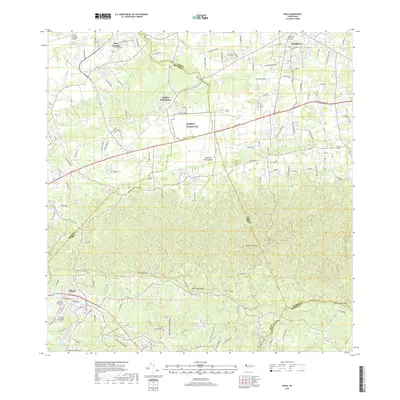 2018 Map of Moca, 2018 Print