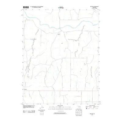 2010 Map of Mocane, 2010 Print
