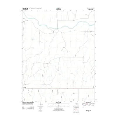 2012 Map of Mocane, 2012 Print