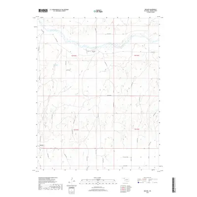 2018 Map of Mocane, 2018 Print
