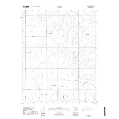2018 Map of Mocane NW, 2018 Print