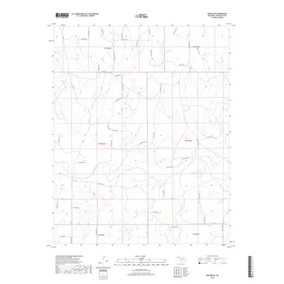 2018 Map of Mocane SE, 2018 Print