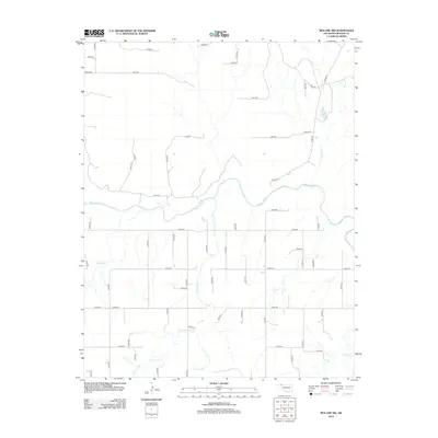 2012 Map of Mocane SW, 2012 Print