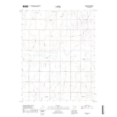 2018 Map of Mocane SW, 2018 Print