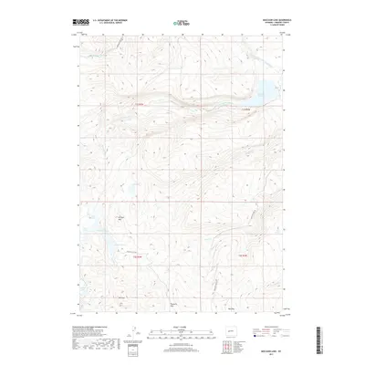 2017 Map of Moccasin Lake, 2017 Print