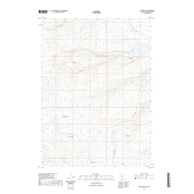 2021 Map of Moccasin Lake, 2021 Print