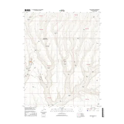 2016 Map of Moccasin Mesa, 2016 Print