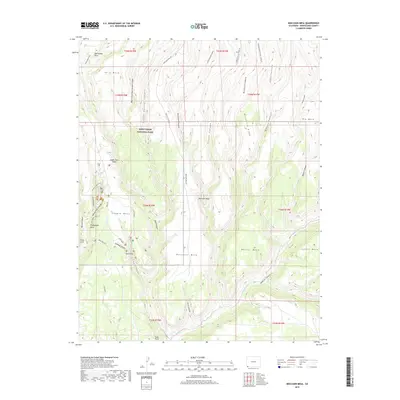 2019 Map of Moccasin Mesa, 2019 Print