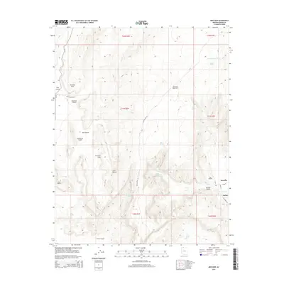 2014 Map of Moccasin, 2014 Print