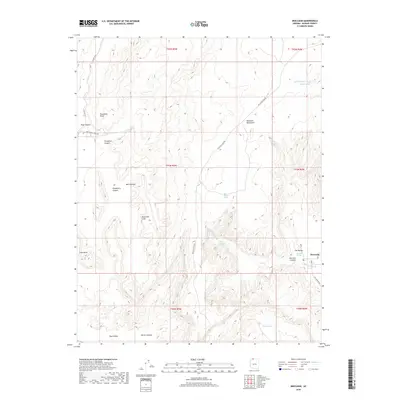 2018 Map of Moccasin, 2018 Print