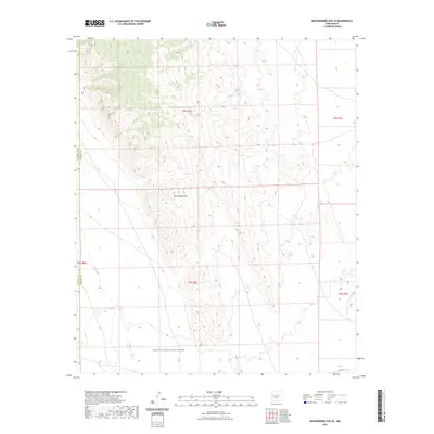 2023 Map of Mockingbird Gap SE, 2023 Print