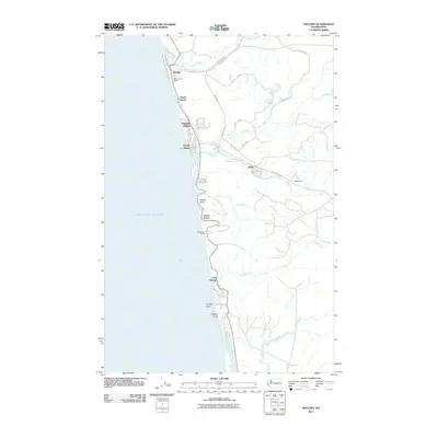 2011 Map of Moclips, 2011 Print