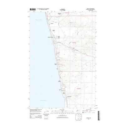 2014 Map of Moclips, 2014 Print