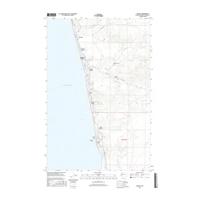 2017 Map of Moclips, 2017 Print