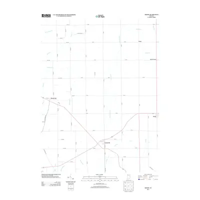 2013 Map of Modoc, 2013 Print