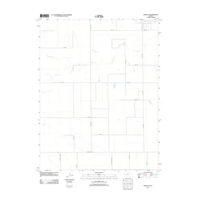 2012 Map of Modoc SE, 2012 Print
