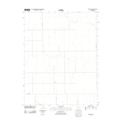 2012 Map of Modoc SW, 2012 Print