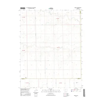 2015 Map of Modoc SW, 2015 Print