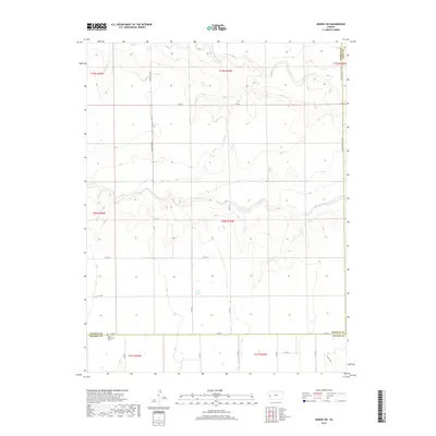 2018 Map of Modoc SW, 2018 Print