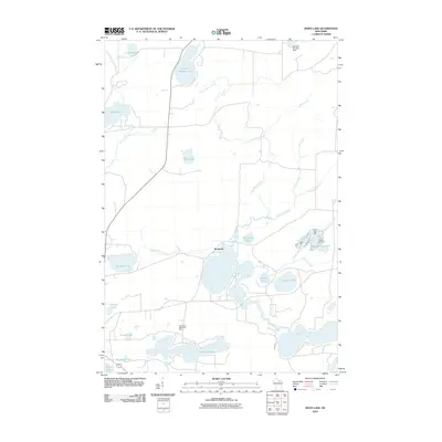 2010 Map of Moen Lake, 2010 Print
