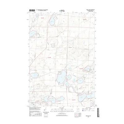 2015 Map of Moen Lake, 2015 Print